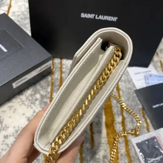 CHAIN CASSANDRE MATELASSÉ YSL WALLET 0516